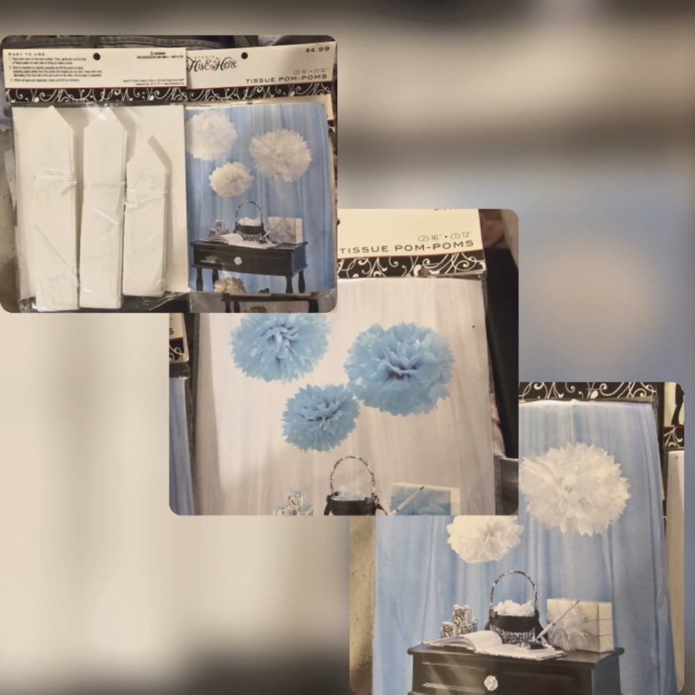 Tissue Pom-poms